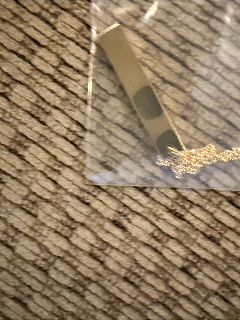 Gold uncommon James vertical bar necklace